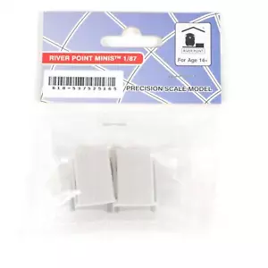 River Point Non decorato Ford F-Series Camper Shell confezione da 2 parti scala 1/87 - Foto 1 di 1