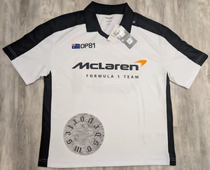 NWT Oscar Piastri McLaren Racing Formula One F1 Team Hollister Boxy Jersey Men M - Picture 1 of 9