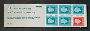 1973 NETHERLANDS NEDERLAND AUTOMAATBOEKJE PB13a BOOKLET CARNET VF MNH - Picture 1 of 2