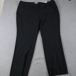 Liz Claiborne Pants Womens 22 Audra Trouser Dress Business Flat Front Gray NWT