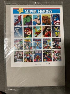 4159 Marvel Comics Super Heroes Sheet of 20 FDC Jul 26 2007 San Diego CA - Picture 1 of 5