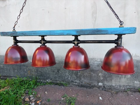 Vintage Industrial Chandelier Rustic Lamp Hanging Ceiling Pendant Lights Cover