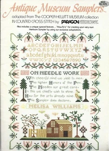 Antique Museum Samplers - Cross Stitch Instruction Booklet - Picture 1 of 3