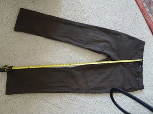 Hurley Chocolate Brown Cotton Pants Mens 33X31 - Picture 1 of 7