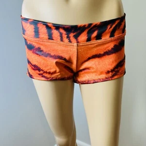 BlackMilk Tiger Stripe Short Shorts Cheeky Size L - Bild 1 von 14