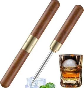 【Pack of 2】Ice Pick, Ice Pick Tool With Cover Non-Slip, Ice Picks Stainless S... - Picture 1 of 6