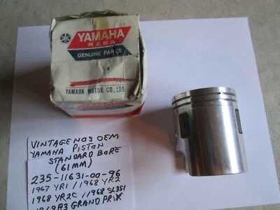  YAMAHA 1967-69 YR1 / YR2 / YR2C / R3 OEM NOS PISTÓN ESTÁNDAR 235-11631-00-96 Foto 1 de 4