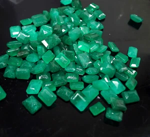 180 Ct Natural Certified Emerald Cut Colombian Green Emerald Lot Loose Gemstone - Picture 1 of 13