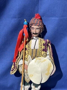 Ottoman Turkish Turkey On Guard Soldier Doll on Stand UNIQUE OOAK ❤️gsc17m1 - Picture 1 of 8