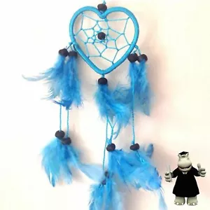 Medias pequeñas de regalo de Navidad con corazón azul turquesa atrapasueños para niños dormitorio guardería - Imagen 1 de 1