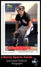 1991 Classic Best Clemente Alvarez #142 Authentic Autographed Sarasota White Sox