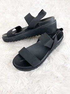 Limelight schwarze klobige Plateau Y2K Amity Sandalen 10 - Bild 1 von 6