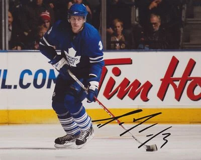 DION PHANEUF SIGNED TORONTO MAPLE LEAFS 8X10 PHOTO 7 - Image 1 of 4