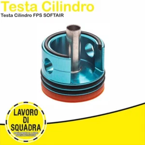 Testa Cilindro Di Seconda Versione In Ergal Con Due Oring Di Tenuta FPS SOFTAIR - Zdjęcie 1 z 1