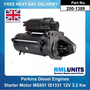 Starter Motor For Carraro See Full Listing In Description 12V 3.2Kw - Picture 1 of 5