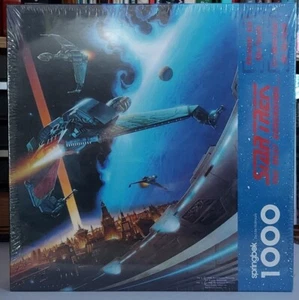 Star Trek: TNG "Home to Qo'NoS" Springbok 1000 pc Puzzle SEALED - Picture 1 of 1