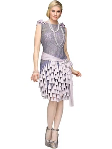 The Roaring 20s Gatsy Era Flapper Bluebells Women's Costume Small 4-6 - Picture 1 of 1
