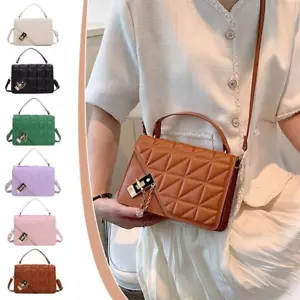 Retro Soli d Color Women's Trendy Versatile Crossbody Bag Lot R4 - Picture 1 of 29