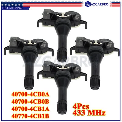 SET OF 433MHz TPMS SENSOR For NISSAN Altima Leaf Qashqai Rogue Sport OEM Quality - Image 1 of 4