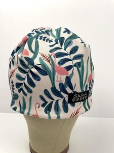 SKIDA Mütze Beanie Fleece gefüttert Laufen Ski Floral Flamingo Blumen USA - Bild 1 von 6