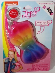 Nickelodeon JoJo Siwa Lip Balm Key Chain Holder & The Party Her CUPCAKE Lip Balm - Picture 1 of 2