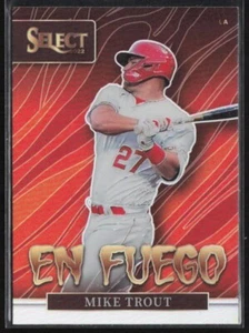 Mike Trout Los Angeles Angels 2022 Panini Select En Fuego Insert #EF5 - Picture 1 of 1