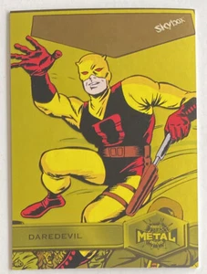 2021 SKYBOX SPIDER-MAN MARVEL METAL UNIVERSE 2022 #121 YELLOW FX DAREDEVIL - Bild 1 von 2
