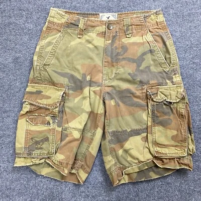 Pantalones Cortos Carga American Eagle Rip Stop Camuflados Para Hombre 28” AE3 Foto 1 de 4