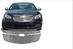 Grille Insert Overlay Honeycomb Style 2PC. Chrome Pl. Fits Chevy Cruze 2011-2014 - Bild 1 von 1