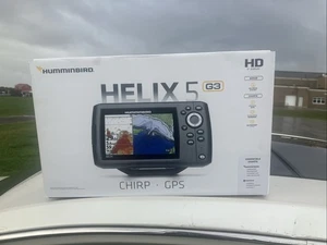 Helix 5 G3 GPS Fish Finder with Transducer & Dual Spectrum Chirp Sonar - Picture 1 of 6