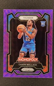 💎 2023 Prizm Monopoly Cason Wallace RC Purple Prizm Thunder 🔥  79 Rookie  - Picture 1 of 9