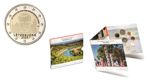 Coffret BU Luxembourg 2025 - 8 pièces + 2€ Commémorative Henri Version PHOTO - Imagen 1 de 3