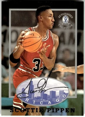 1997-98 Score Board Autographed Collection #7 Scottie Pippen - Image 1 of 2