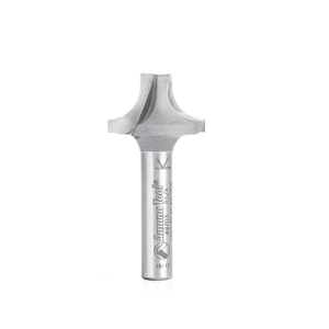Amana Tool 49703 Carbide Tipped Plunging Round Over 1/4R x 3/4D x 31/64CH x 1/4" - Picture 1 of 5