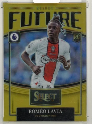 2022-23 Panini Select Premier League Romeo Lavia Select Future Gold【03/10】 - Image 1 of 2