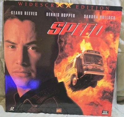 Speed Laserdisc (1993) Movie Keanu Reeves Widescreen USED Good Condition - Image 1 of 4