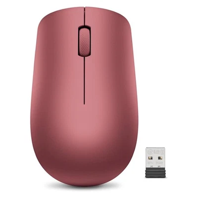 Lenovo 530 Full Size Wireless Computer Mouse, Cherry Red - FREE FAST SHIPPING - Image 1 of 4