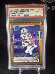 2020 Panini Prizm - Rookie Michael Pittman Jr. #172 Orange Scope Prizm /79 - Picture 1 of 2