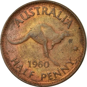 Australien | 1/2 Penny Münze | Känguru | Km:61 | 1959 - 1964 - Bild 1 von 10