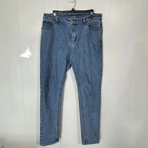 ASOS Menswear Jeans W34 L32 Blue Denim Slim Fit Denim Casual Pants Light Wash - Picture 1 of 12