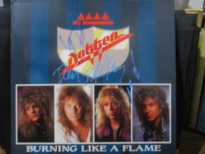 DOKKEN authentic signed/autographed GERMAN IMPORT 12" SINGLE-DON GEORGE & JEFF - Picture 1 of 10