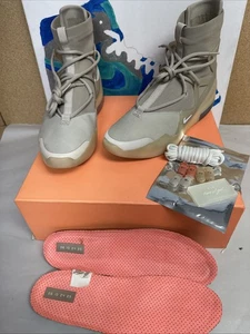 Nike Air Fear Of God 1 Oatmeal Herren Größe 13 (LESEN SIE 1 FEHLENDE REISSVERSCHLUSS-ZUGLASCHE) - Bild 1 von 19