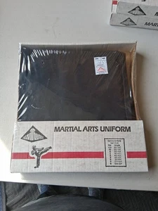 Century Martial Arts Uniform Black Pant Set Made in USA Size 5 Large extra - Picture 1 of 7