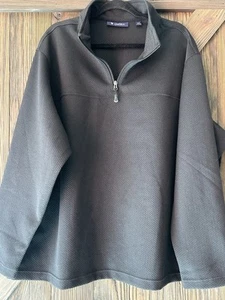 Daniel Cremieux Quarter-Zip Pullover Sweater- Size 2XB  - Black - Picture 1 of 4