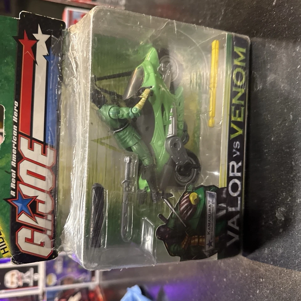 GI JOE Valor vs. Venom Kamakura С Ninja Lightning Cycle 2004 Запечатанный - Изображение 1 из 4