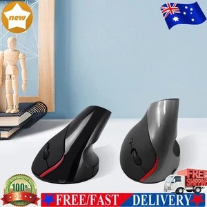 2.4G Vertical Wireless Mouse Rechargeable Vertical Mouse 2400 DPI for Laptop PC - Afbeelding 1 van 18