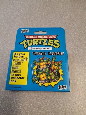 1990 Topps TMNT Teenage Mutant Hero Turtles Complete Set 66 Cards)  Never Played - Image 1 of 3