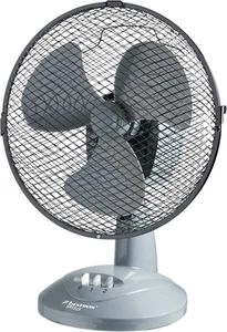 Ventilateur de Table Compact Bestron Ø27cm - 2 Vitesses, Oscillation 75°, Gris - Imagen 1 de 12