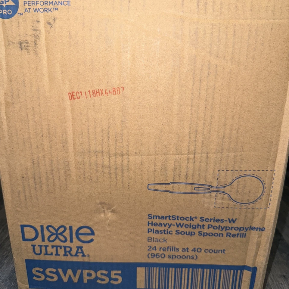 Juego de cuchara sopera Dixie Ultra polipropileno negra sswps5  Foto 1 de 2