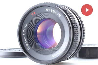 【 NEAR MINT+】Contax Carl Zeiss Planar 50mm f/1.7 T* AEJ Lens C/Y From JAPAN #718 - Image 1 of 4